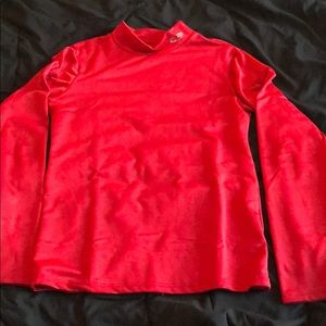 Boys red sports shirt